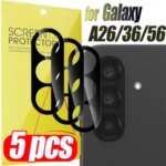 1 5  Tempered Glass Galaxy A26/A36/A56 HD Camera Lens Protector Films Anti scratch Cover Back Lens Protective Film Bangladesh (New)