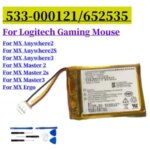 BackShell 500mAh 533 000121 652535 Battery Logitech MX Anywhere2 Anywhere2S Anywhere3 Master 2 Master 2s Master 3 MX Ergo +tools Bangladesh (New)