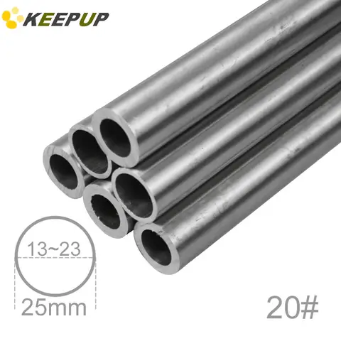 Sf0997ce3f5394546b725522ef03ef7cc0_480x480q75 20# Carbon Steel Tubing Bright Inside Outside Thin Thick Walls Pipe 25mm OD 13 15 16 17 18 19 20 21 22 23 mm ID (New) - Image 1