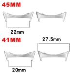 2pcs Watch Strap Connector Adapter For Google Pixel Watch 3 41mm 45mm Accessories Metal Smartwatch Adapters Replacement (New)