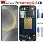 AMOLED Samsung Galaxy S24 LCD Display Replacement With Frame Samsung