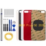 iPhone 8 8 Plus SE 2020 Big Camera Hole Glass Panel Battery Back Cover Housing Case Rear Glass ADD Repair Tool 3M Adhesive Bangladesh (New)