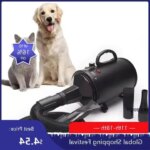 2200W Pet Grooming Dryer 8 Speed Dog Hair Dryer Cat Shower Dryer 1841 High Power Professional Pet Care Accessory (New)