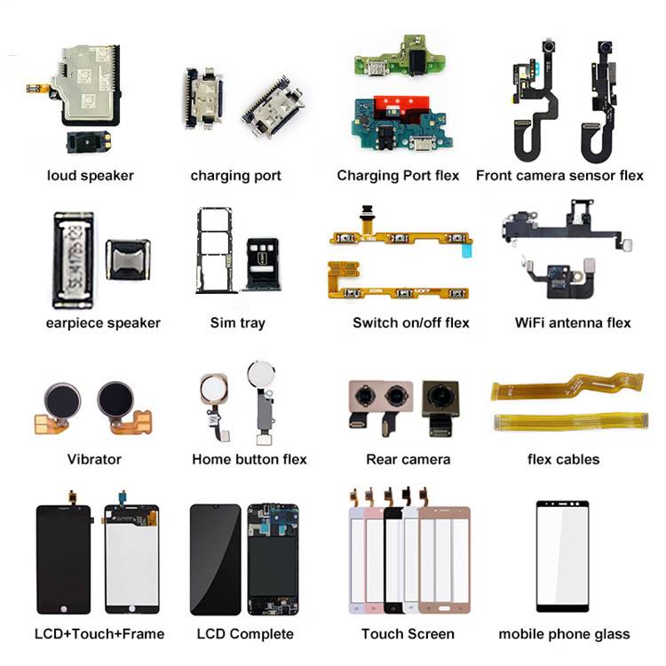 Wholesale-OEM-Mobile-Phone-Spare-Parts-for-iPhone-Samsung-Replacement-Parts-for-iPad-Tablet-Cellular-Parts-for-LG-Motorola-Huawei-Xiaomi-Tecno-Infinix Asus ROG Phone 3 Glass Back Cover backshell Back Door Replacement - Image 1