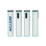 Beston AAA 400mAh 4PCS Lithium Rechargeable Battery 1.5V (Type-C Port) (New)