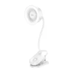 Hoco HX610 Clip Mount Fan with Rechargeable Battery and LED Light (New)