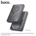 Hoco Q34 Clever PD20W 10000mAh Magnetic Wireless Power Bank (20W Fast + 15W Mag Wireless) with Powerful Charging (New)