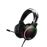 HOCO W117 USB + AUX 3.5mm Port RGB Gaming Headphone with Powerful Charging and 50mm Drivers & RGB (New)