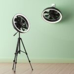 JISULIFE FA17 Outdoor LED Ceiling Fan with Long Tripod Stand (New)
