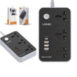 LDNIO SC3412 38W PD20W Power Strip 3 Socket Outlets and 3 QC 3.0 USB (New)