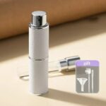 Leather Portable Refillable Perfume Bottle for Travel 8ml (New)