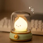Mini Desktop LED Cute Night Lamp Creative USB Rechargeable Lamp (New)