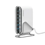 Momax 1 Charge Flow 120w Usb C And Usb A 6 Port Gan Desktop Charger Um55