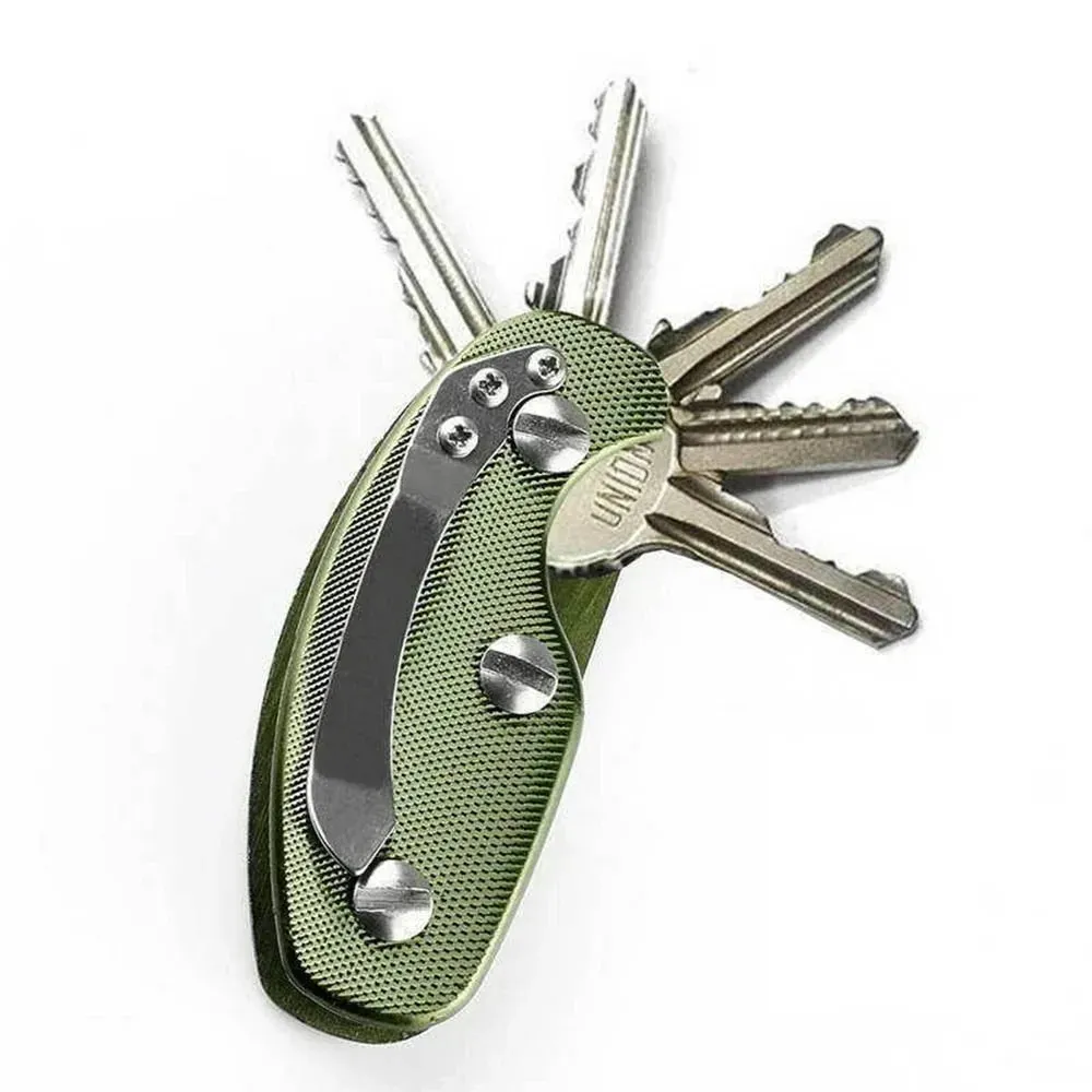 Smart Key Holder Organizer with Stainless Steel Clip (Aluminum Alloy) Price in Banglade