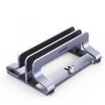 UGREEN Dual Slots Vertical Laptop Stand Aluminum Adjustable Stand Holder (New)