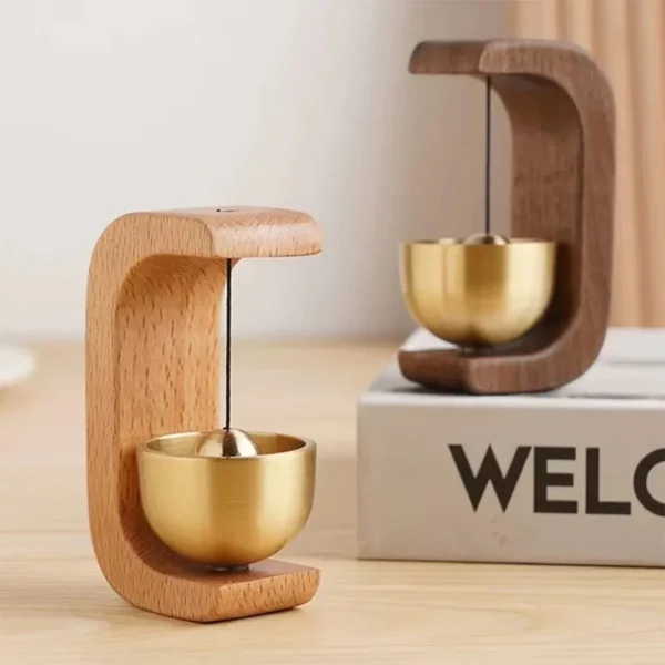 wooden-clock-reminder-retro-entrance-wireless-doorbell-2-600x600 Retro Wooden Clock Reminder Wireless Doorbell for Home Entrance (1pcs) (New) - Image 1