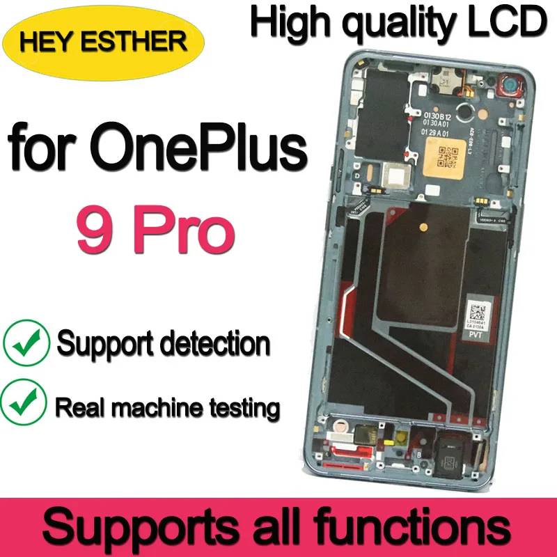 LTPO AMOLED 6.7'' Replacement For OnePlus 9 Pro LCD Display LE2121, LE2125, LE2123, LE2120, LE2127 Touch Screen