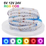 5V 12V 24V RGB COB LED Strip Light 576LED (New)