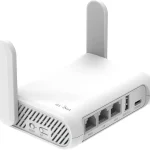 GLiNet GL-SFT1200 Opal Travel Router AC1200 Dual-Band Wi-Fi AC1200 dual-band Wi-Fi 3 gigabit ports OpenWrt with Open (New)
