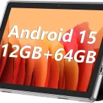 ECOPAD 101 Inch Tablet Android 15 Tablets 12GB48 RAM / 64GB ROM / 1TB SD Card Expansion 1280x800 IPS HD Touchscreen (New)