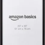 Amazon Basics Rectangular Wood Poster Frame 20&quot x 30&quot Black (New)