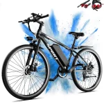 Electric Bike for Adults Teens 1500W Peak Mountain Ebike 7-Speed E-bike 25 MPH Top Speed 45 Miles Long Range 48V Bat (New)