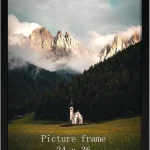 Giftgarden 24x36 Poster Frame Black 36x24 Metal Picture Frame for Wall Display 1 Pack (New)
