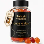 Black Girl Vitamins Once a Day - Womens Multivitamin Gummy - Vitamin A B C E and Zinc Multivitamin for Women Immune S (New)