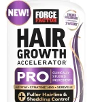 Force Factor Hair Growth Accelerator Pro with Clinically Studied Lustriva Biotin Keratin Saw Palmetto &amp Hair Growth Vi (New)