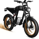 YUCHETX 20 Inch Adult Electric Bike 1000/1500/3000W Peak Motor 30-38MPH Max 50-90 Mile 156/20Ah/35Ah Battery Motorcycle (New)
