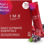 IM8 Daily Ultimate Essentials Powder Acai and Mixed Berries 30 Sachets All-in-One Multivitamin Supplement 90 Nutrient (New)