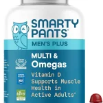 SmartyPants Men's Multivitamin Gummies Vitamin D &amp C Omega 3 Zinc 90 Ct Methylfolate Vitamin B12 B6 A K 30 Day (New)