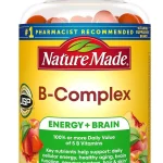Nature Made Vitamin B Complex Gummies 60 Pectin Based Gummies With 5 B Vitamins for Energy and Brain Support Gluten Fr (New)