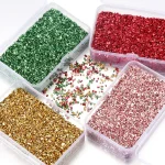 80g Box Color Crushed Glass Stones Resin Filling For DIY Epoxy Resin Mold Irregular (New)