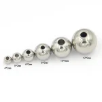 10 50 2 3 4 5 6 6 8 10 12mm Stainless Steel Beads (New)