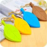 1 Silicon Leaves Doorstop For Children Baby Protector Block Home Decor Creative Leaf (New)