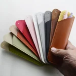 Portable Pen Protector Pouch PU Leather Pencilcase Holder Organizer for Pens Pencil Case (New)