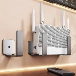 No Drill Wall Mount Router Storage Box | TV Network Fiber Set Topbox Holder (New)