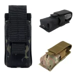 M5 Small Flashlight Bag Outdoor Multifunctional Tactical Flashlight Bag Small Single Edc Tool (New)