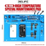 RL-160A Repair Pad Insulation Heat-Resistant Soldering Station Silicon Soldering Mat (New)