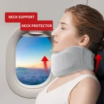 Soft Foam Cervical Neck Collar Adjustable Brace Support with Replacement Cover for Travel (New)