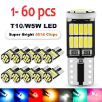 1 60 T10 W5W 194 501 Led Canbus No Error Car Interior Light T10 (New)
