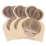 50 Pieces Jewelry Display Card Little Girl Hairpin Head Rope Jewelry Packaging Card (New)
