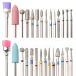 14 set Nail Drill Machine Bit Nail Gel Removal Polishing Tools Pedicure Manicure Rotary (New)