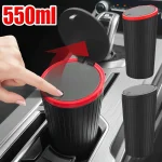 Universal Car Trash Bin Can Mini Auto Dust Organizer Car Interior Rubbish Bag (New)