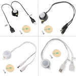 USB DC Plug Adjustable PIR Infrared Human Motion Sensor Switch DC5V 12V 24V Smart (New)