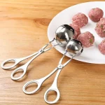 Stainless Steel Meatball Maker Fruit Rice and Vegetable Roll Mould Fried Meatball Rice meat (New)