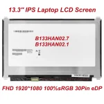 13.3 inch For ASUS UX305 UX360CA UX360C Display Panel B133HAN02.7 B133HAN02.1 99% sRGB IPS 1920*1080 Laptop LCD Screen (New)