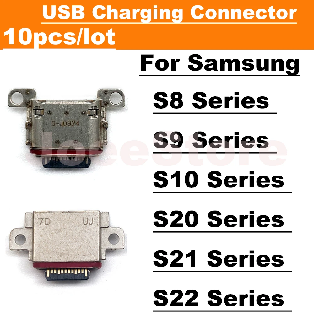 S2f1a4b1031ac4e8fb451d79b02b7d65cY 10 USB Charging Port Jack Connector For Samsung S22 S10 S20 S21 Ultra (New) - Image 1