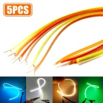 5 Pack 3V LED Same End Filament Flexible Ultra Slim Spiral Bulb Retro Edison (New)